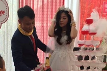Sự thật đằng sau đám cưới chú rể đeo vàng trĩu cổ