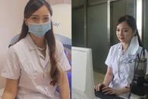 Ngỡ ngàng nhan sắc của nữ bác sĩ che kín nửa mặt
