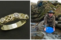 Gần 2 năm hì hục đào vàng làm nhẫn cưới tặng bạn gái