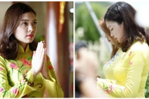 Hoa khôi sinh viên HN nổi bật trong ngày lễ Phật Đản