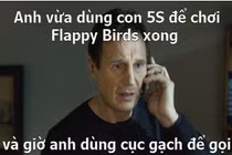 Ảnh chế hài hước người chơi cay cú game Flappy Bird