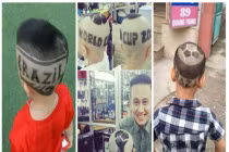 Kiểu tóc World Cup siêu độc của các hotboy nhí