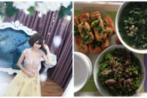 Nàng dâu 9X khoe mâm cơm ở cữ thịnh soạn mẹ chồng nấu