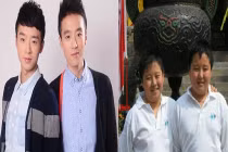 Cặp song sinh béo phì “lột xác” thành hot boy nổi tiếng