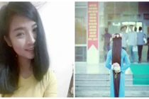 Sự thật hành động “trảm” mái tóc dài 1m2 của nữ sinh 9X