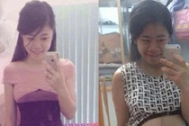 Thiếu nữ xinh đẹp xuống sắc không nhận ra khi mang bầu