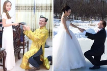 Người đẹp Ninh Bình được chồng Tây cầu hôn 25 lần sau cưới