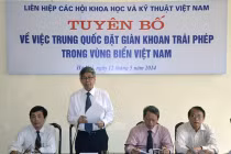 Liên hiệp các Hội KH&KT VN phản đối giàn khoan TQ phi pháp