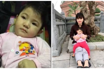 Ảnh năm mới của bé 14 tháng nặng 3,5kg bên "tiên nữ"