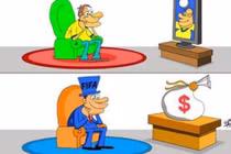 Góc khuất của World Cup 2014 qua ảnh biếm họa