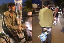 Gặp người đàn ông lam lũ "gây bão like" ngày 20/10