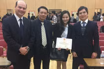 9X xinh đẹp nhận bằng khen của ĐSQ Việt Nam tại Nhật