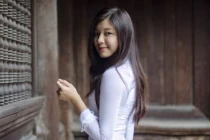 Ngắm nữ sinh ĐH Công Đoàn rạng ngời vẻ đẹp tri thức