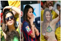 Bạn gái Neymar gợi cảm trên khán đài