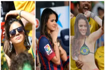 Bạn gái Neymar gợi cảm trên khán đài