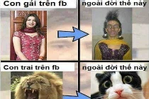 Ảnh cười Facebook: So sánh vui