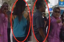 Phản ứng hài hước của vợ mập khi bắt gặp chồng ngoại tình