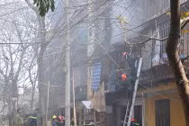 Cháy dữ dội tại Khu tập thể Thanh Xuân Bắc, Hà Nội