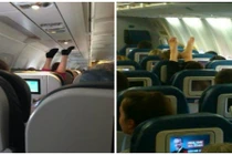 Khoảnh khắc hài hước trên máy bay