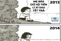 Sốt ảnh chế lì xì đầu năm mới