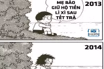 Sốt ảnh chế lì xì đầu năm mới