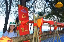 "Rồng bánh tét” khổng lồ hết sạch sau 2 tiếng bán