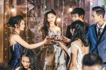 Ảnh kỷ yếu “dạ tiệc châu Âu sang chảnh” của teen Thái Bình