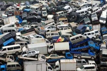 Nghĩa địa ô tô, xe máy khổng lồ ở Trung Quốc