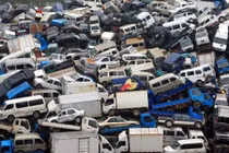 Nghĩa địa ô tô, xe máy khổng lồ ở Trung Quốc