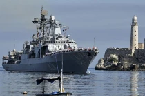 Hình ảnh tàu chiến "khủng" của Nga thăm Cuba