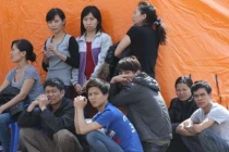 Người Việt ở khu lều trại “Chợ Vòm” Moscow