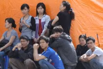 Người Việt ở khu lều trại “Chợ Vòm” Moscow