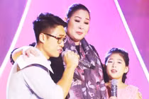 NSND Hồng Vân và hai con lấy nước mắt khán giả