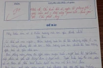 Xúc động bài văn tả "thần tượng" bác bảo vệ của học sinh lớp 7