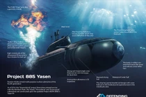 Mạnh khủng khiếp tàu ngầm hạt nhân Yasen-M của Nga
