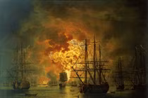 Giải mật trận thua đau của Hải quân TNK trước Nga ở Chesma