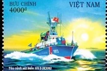 Bộ tem về biển, đảo với chủ đề 'Tàu Cảnh sát biển Việt Nam'