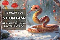 15 ngày tới, 3 con giáp xui rủi tránh xa, đắc tài đắc lộc