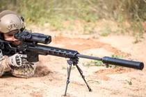 Cận cảnh khẩu súng trường bắn tỉa mang trong mình thương hiệu Israel