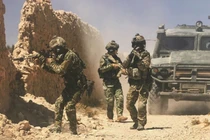 Hầm hố đặc nhiệm "tử thần" Nga ở thành cổ Palmyra, Syria