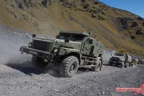 Mục kích dàn xế “khủng” vượt mọi địa hình của Quân đội Nga