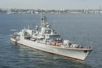Rất ít xuất hiện, tàu chiến mặt nước lớn nhất của Ukraine giờ ra sao? 