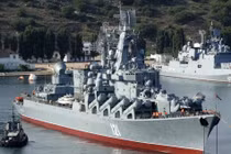 Siêu tuần dương hạm Moskva của Nga tỏa sáng sau đại tu