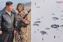 Triều Tiên tập trận với bệ phóng tên lửa "siêu lớn", răn đe đối thủ