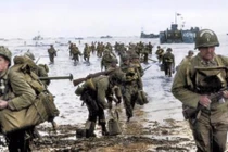 Cực độc loạt ảnh màu cuộc độ bổ Normady tàn khốc