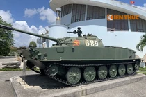 Tận mục xe tăng K63-85 lắp pháo "khủng" nhất của Hải quân Việt Nam