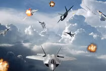 Phi công Pháp tung clip “làm nhục” F-22 Raptor của Mỹ?