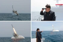 Lộ diện tàu ngầm Triều Tiên bắn thử tên lửa đạn đạo