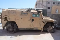 Xe bọc thép Tigr "nồi đồng cối đá" ở Syria khiến đối thủ lác mắt