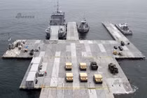 Cận cảnh cầu phao đổ bộ khổng lồ của Mỹ-Hàn Quốc